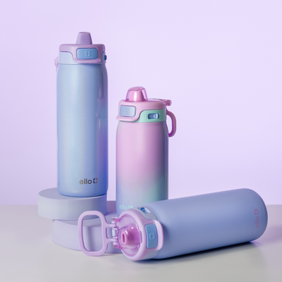 Pop & Fill Toddler Water Bottle - 12oz, Stainless Steel