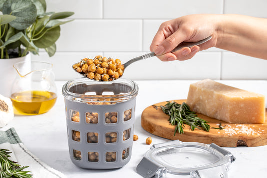 Parmesan Rosemary Roasted Chickpeas