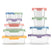 Color Lock® Glass 20pc Mixed Meal Prep Set
