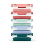 Ello Duraglass Refresh™ Meal Prep Containers, Set of 5