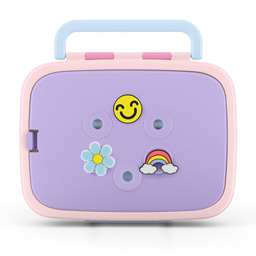 Benni Kids Bento Box with Insulated Food Jar, Ice Pack and Charms