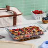 Color Lock® Glass 9x13 Deep Bakeware With Carrier